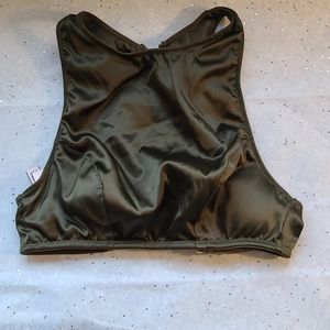 VICTORIA SECRET GREEN SATIN BRA bralette